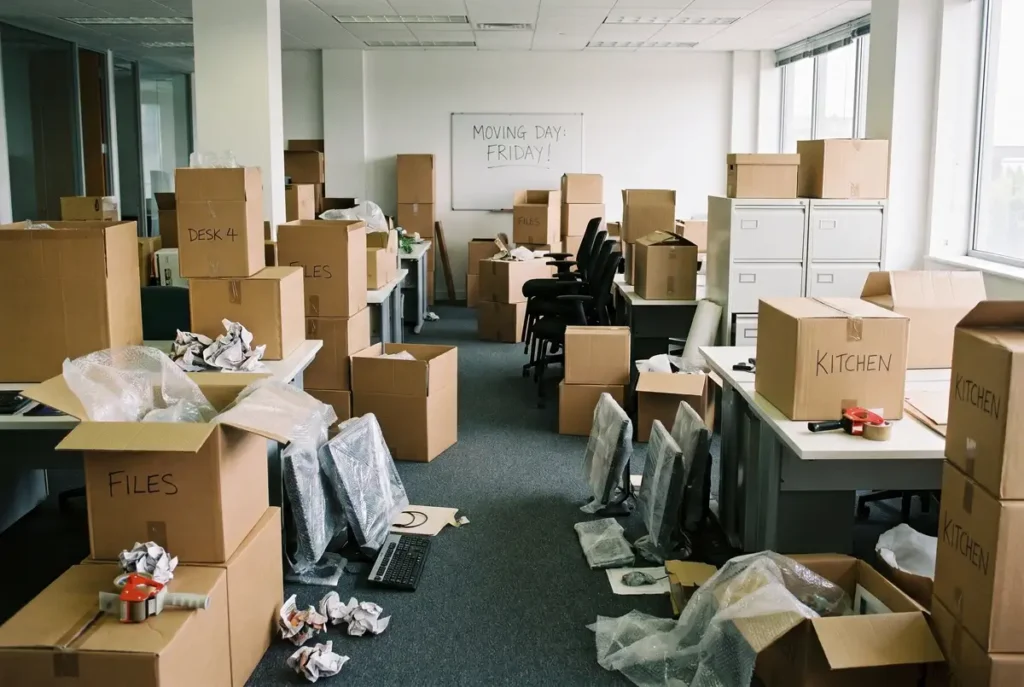 Office Furniture Removals in Winchester: Expert Commercial Relocation by Gurkha Movers